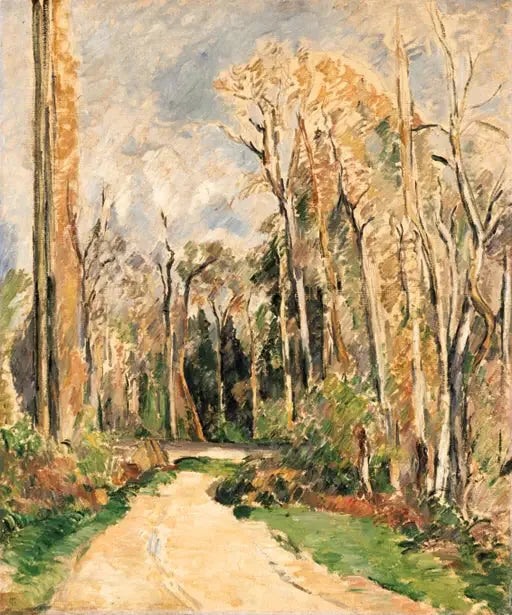 Sti ved skovens indgang - Paul Cézanne