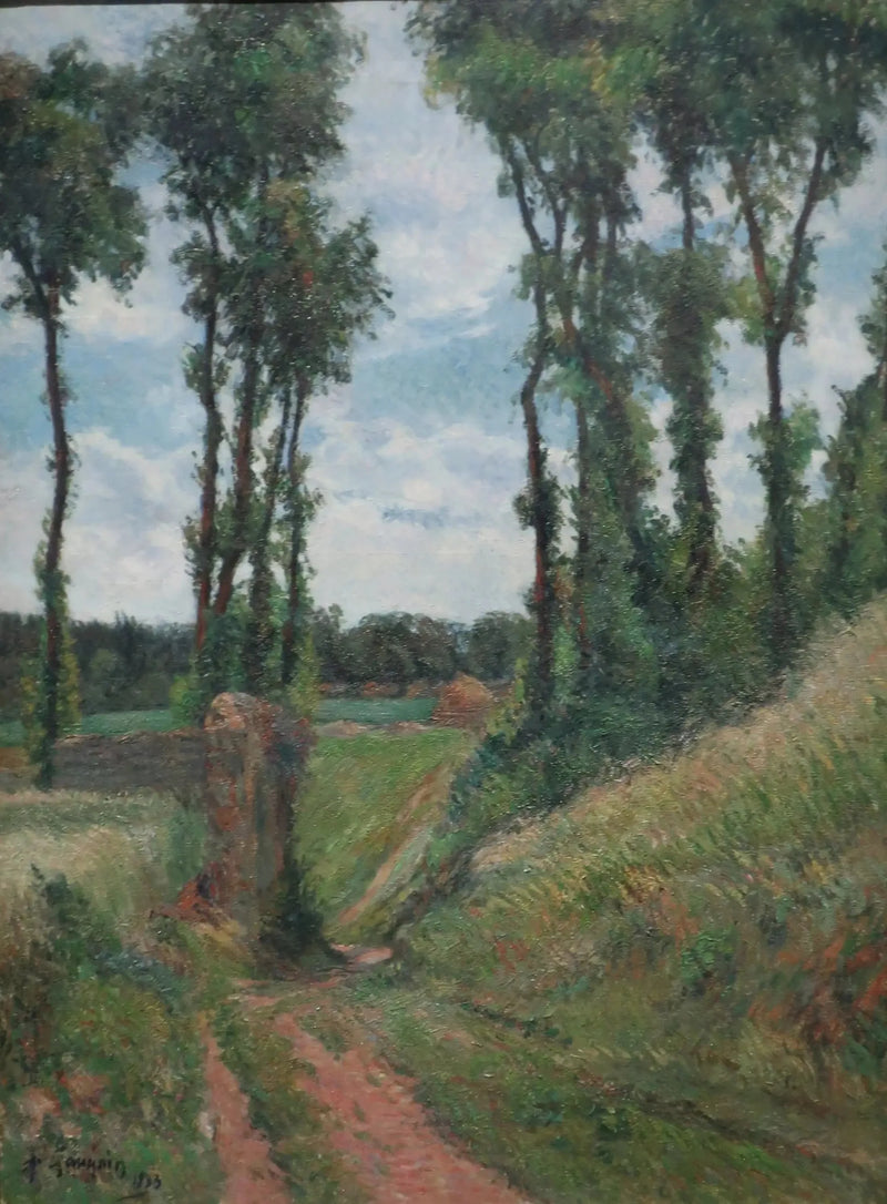 Sti ved poplerne, Osny - Paul Gauguin