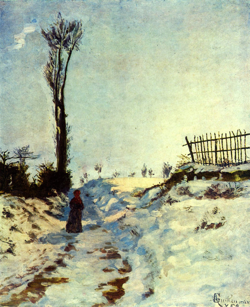 Snøeffekt på en smal sti - Armand Guillaumin