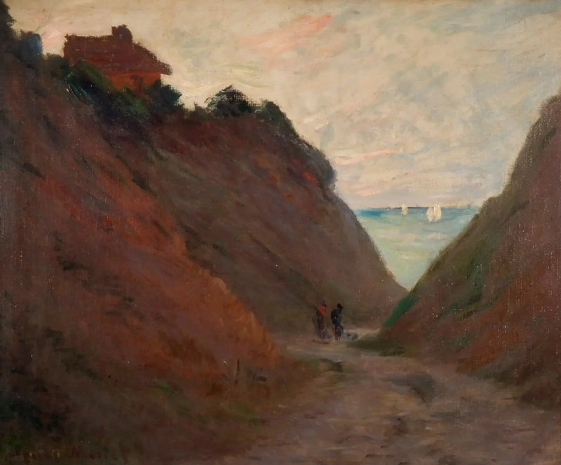 Den Hulvej i Klippen ved Varangéville - Claude Monet