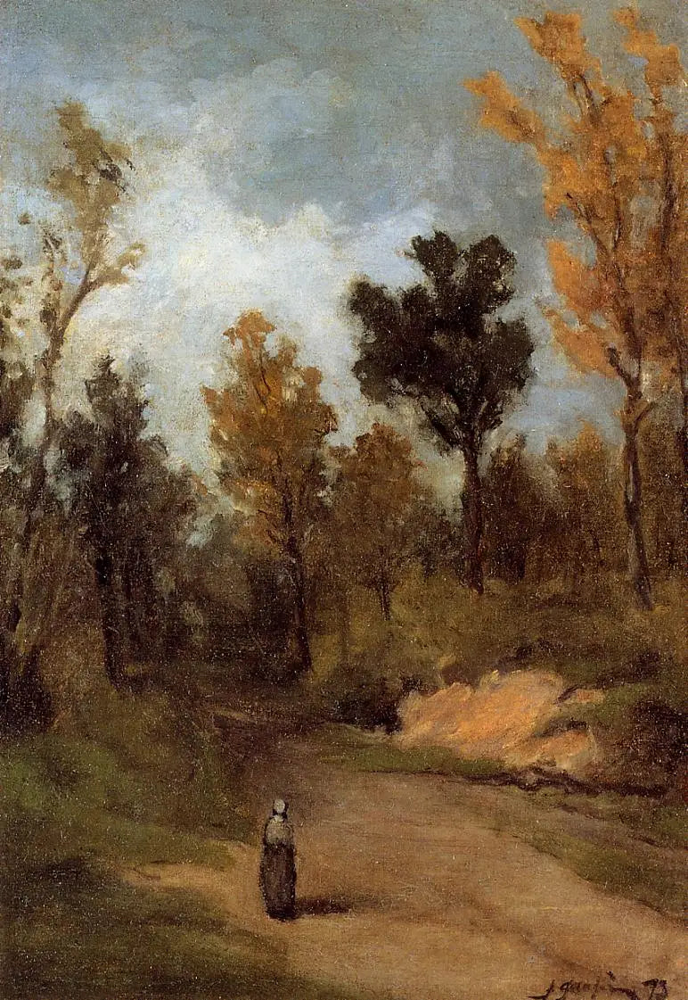 Sti i skoven - Paul Gauguin