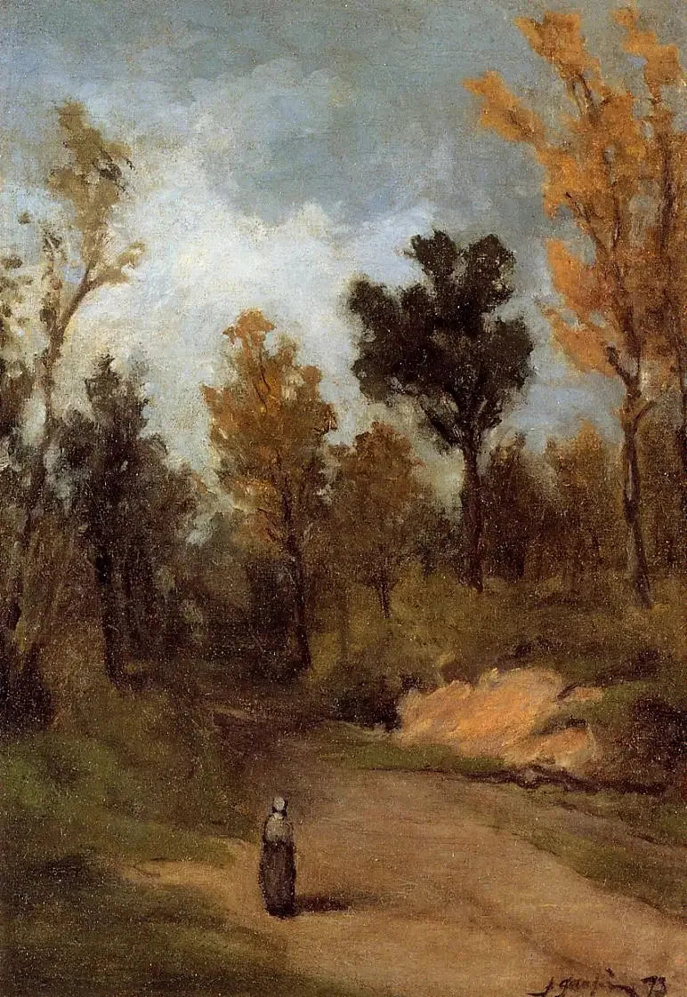Sti i skoven - Paul Gauguin