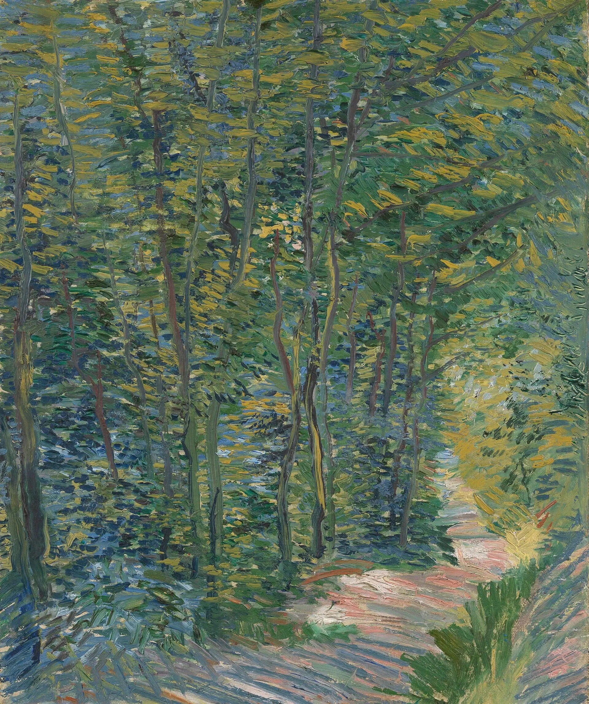 Chemin dans les bois - Vincent van Gogh image 1 reproduction de peinture à l’huile