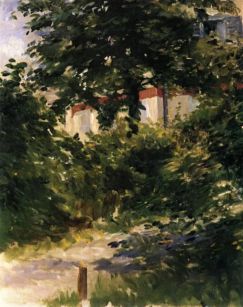 Havegang i Rueil - Édouard Manet