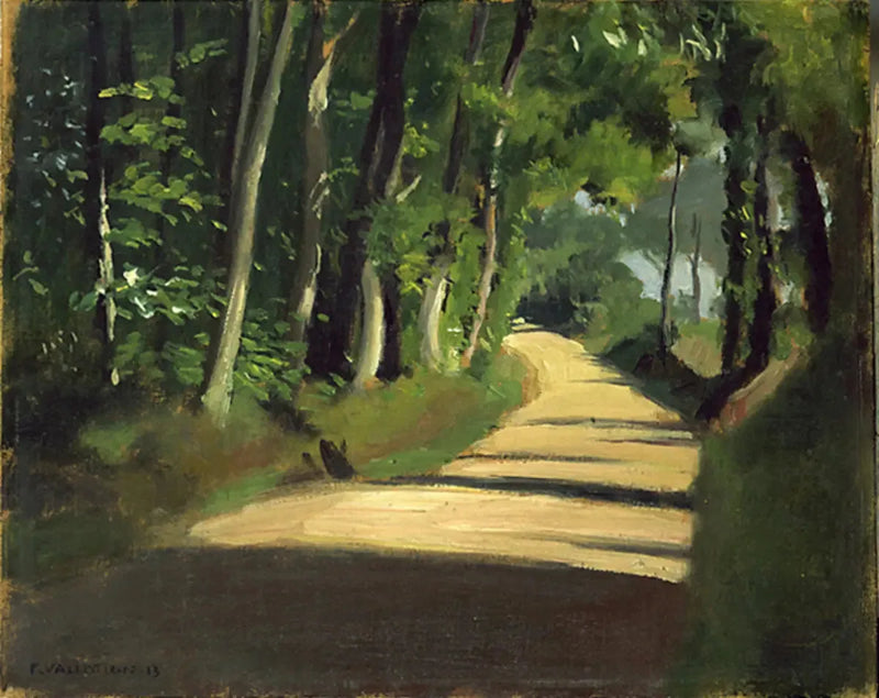 Solrig vej i Honfleur - Félix Vallotton