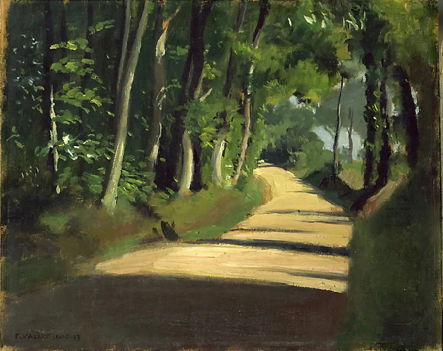 Solrig vej i Honfleur - Félix Vallotton