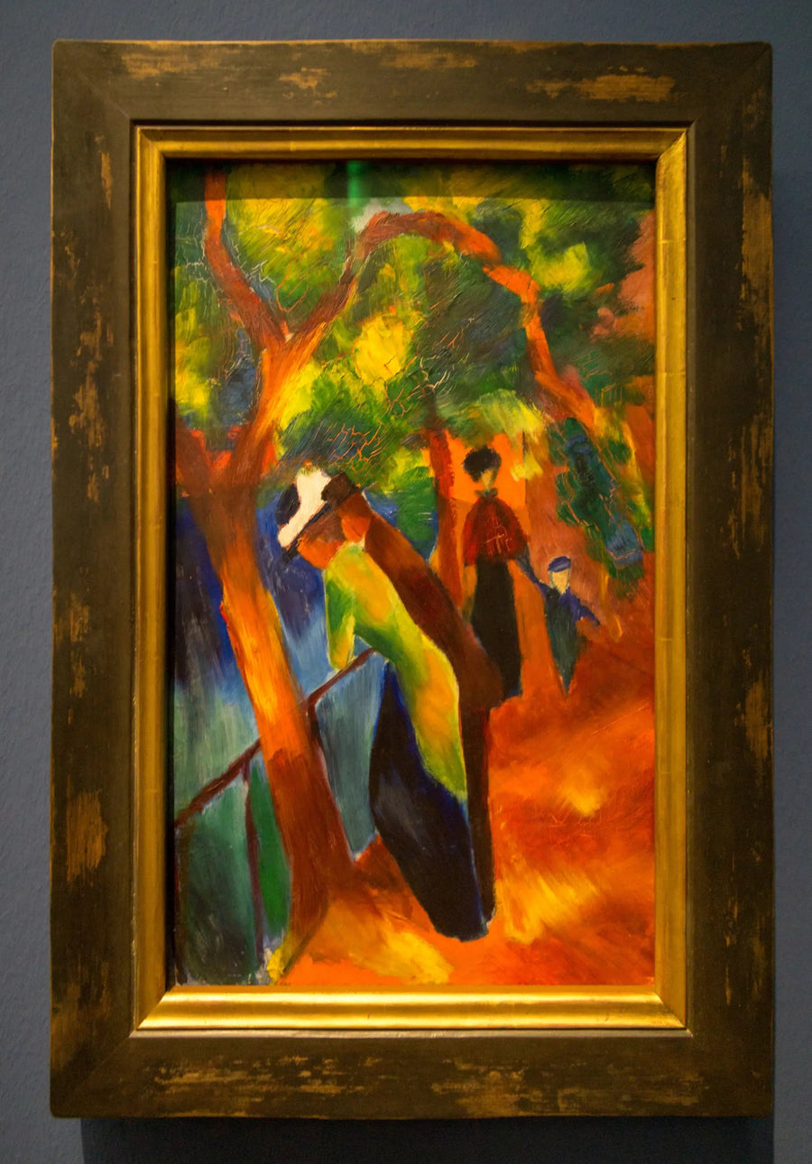 Solrig sti - August Macke