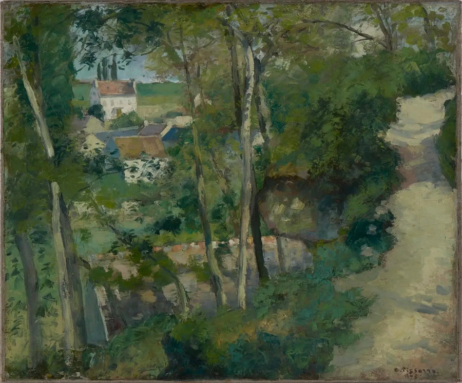 Stigende vej, Côte-du-Jalet, Pontoise - Camille Pissarro