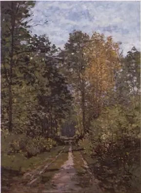 Sti under skoven - Claude Monet