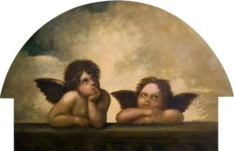 Sixtinske Madonnaens Kærkomne Engle - Raphael Sanzio