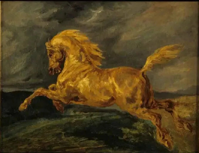 Hest i galop - Théodore Géricault