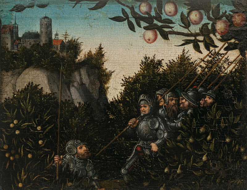Ridder i landskabet - Lucas Cranach den Ældre