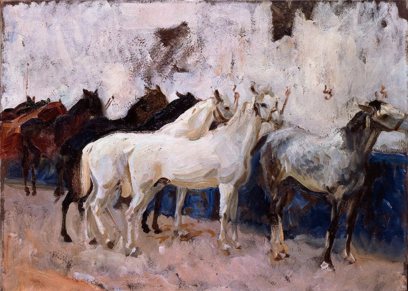 Heste i Palma - John Singer Sargent