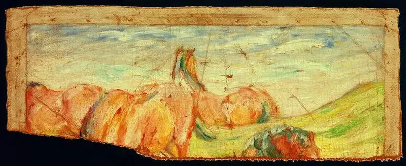 Heste på græs II - Franz Marc
