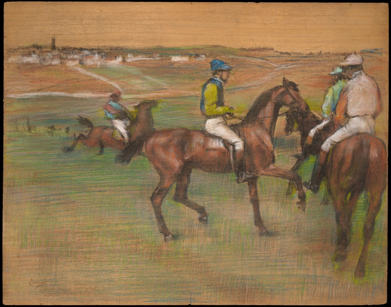 væddeløbsheste - Edgar Degas