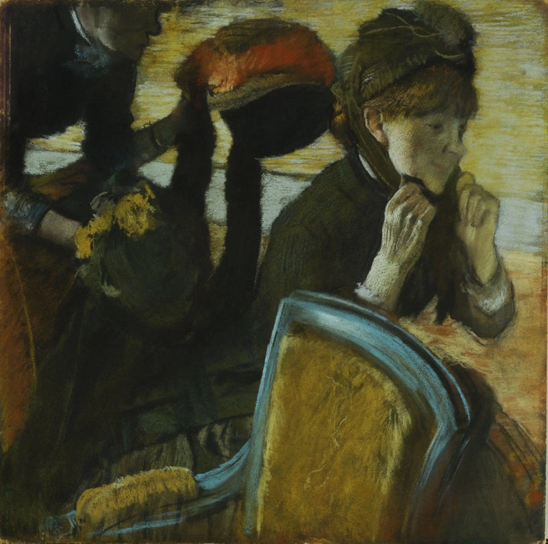 Hos modisten - Edgar Degas
