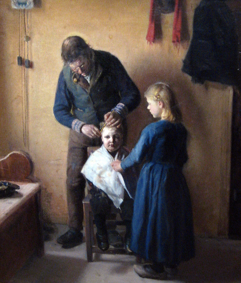 Hos frisøren - Anna Ancher