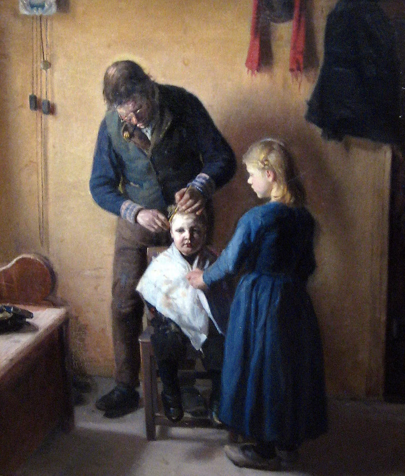 Hos frisøren - Anna Ancher