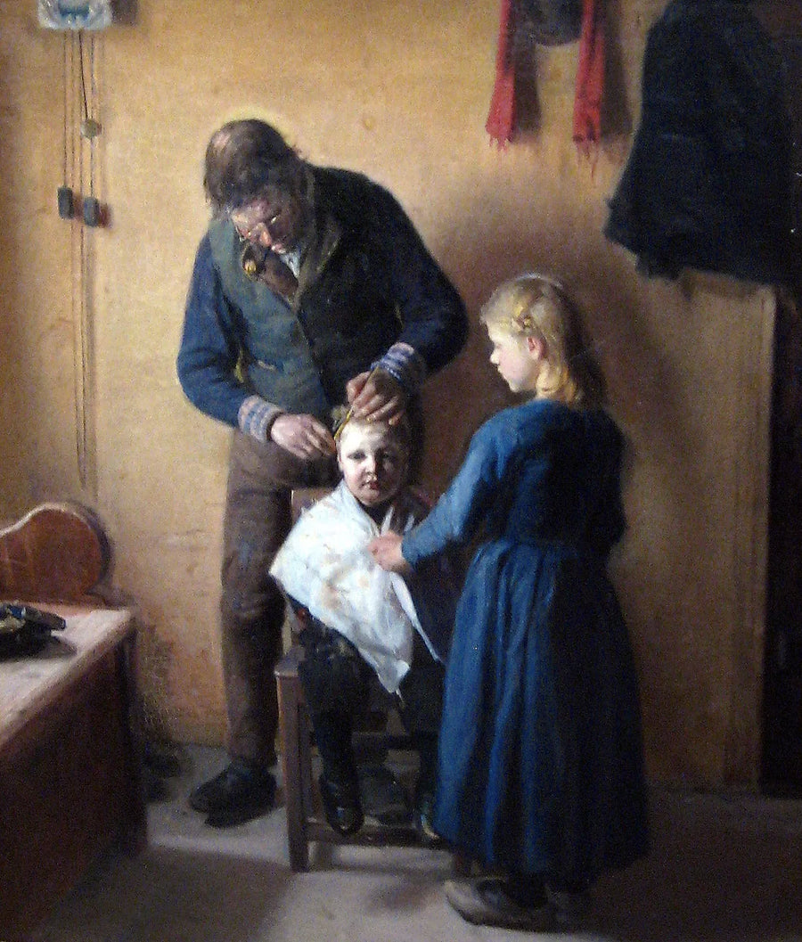 Hos frisøren - Anna Ancher
