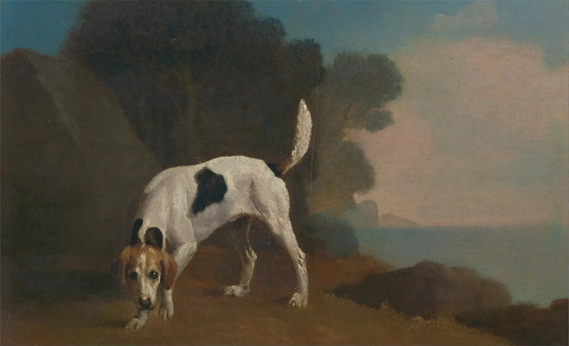 Hund løbende - George Stubbs