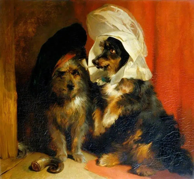 Sjove hunde - Edwin Henry Landseer