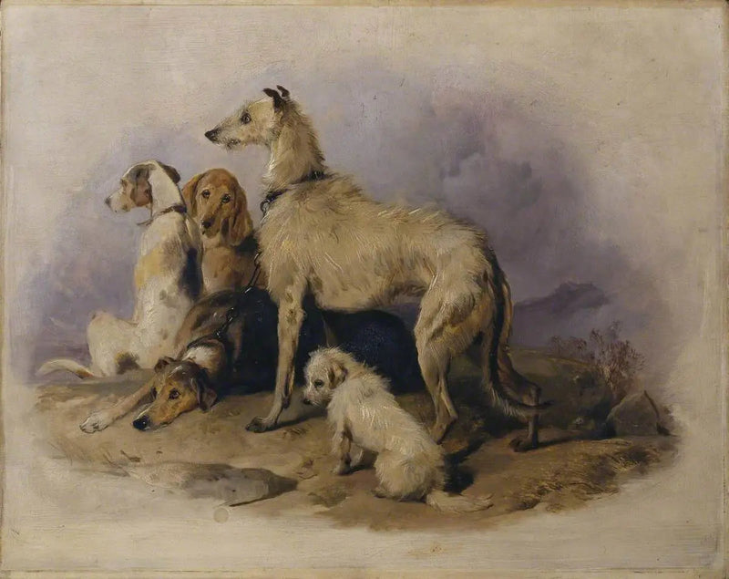 Highland Hunde - Edwin Henry Landseer