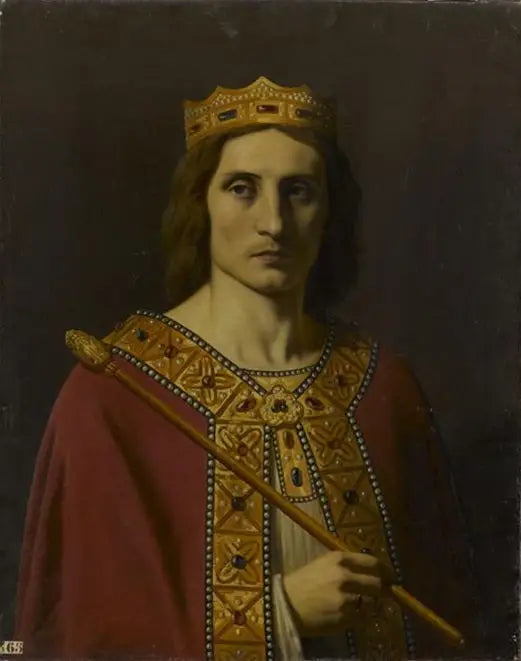 Childéric II (ca. 653-675), konge af Austrasien, Neustrien og Bourgogne - Émile Signol