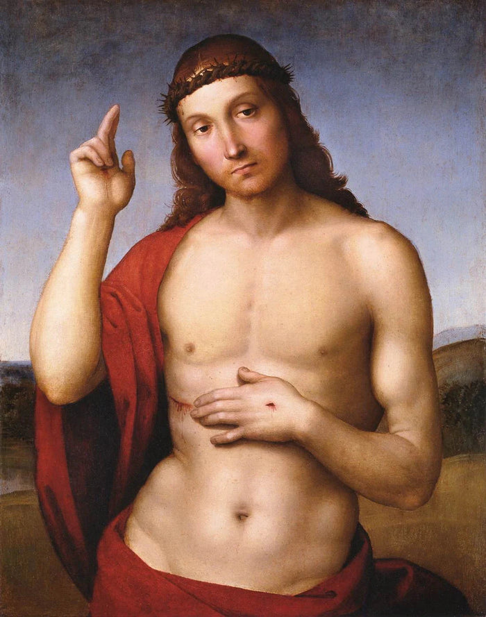 Kristus velsignelse med stigmata, omkring 1504-1506 - Raphaël