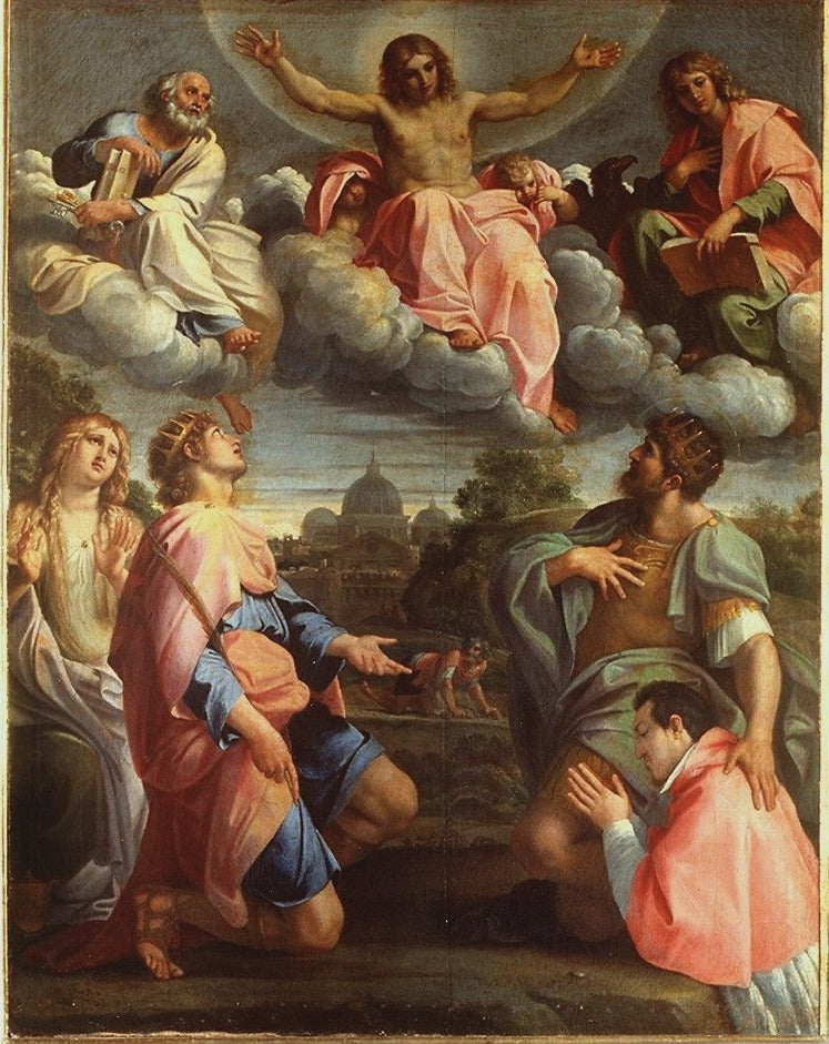 Kristus i herlighed - Annibale Carracci