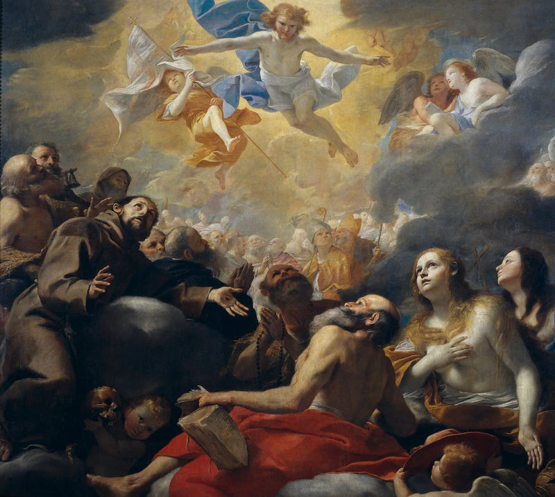 Christus i herlighed med de hellige - Mattia Preti