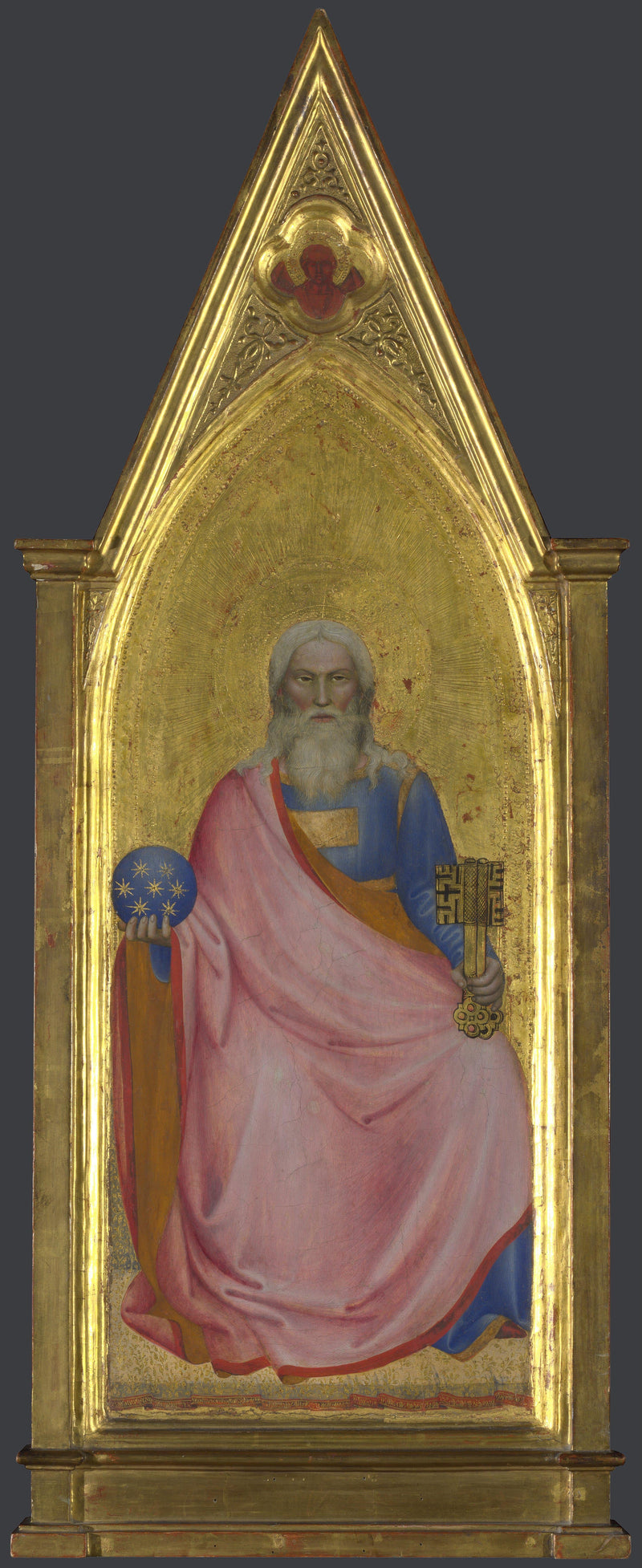 Kristus af Apokalypse: Det centrale pinnacle panel - Giovanni da Milano