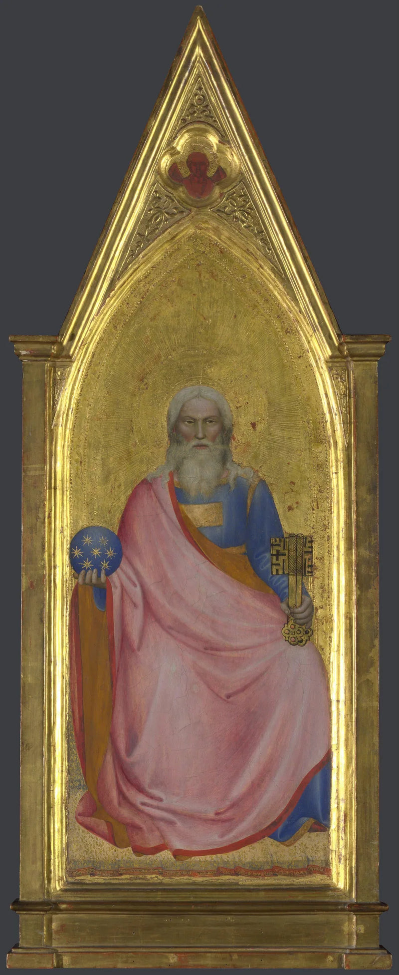 Kristus af Apokalypse: Det centrale pinnacle panel - Giovanni da Milano