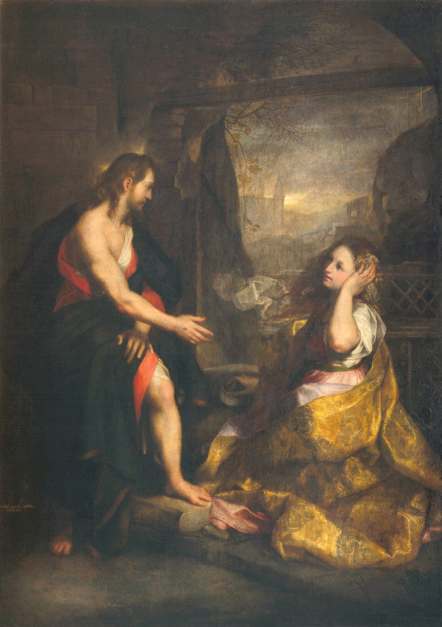 Christ og Magdalena - Federico Barroci