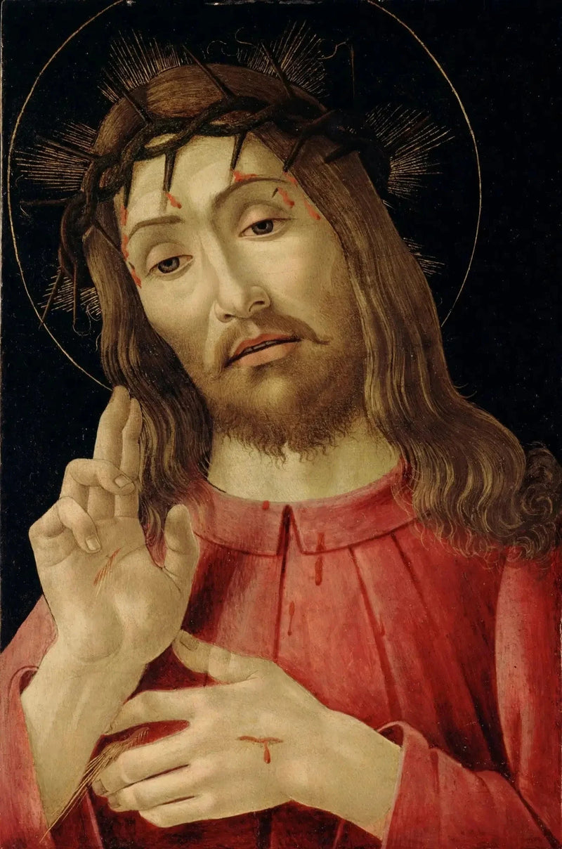 Den Velsignende Frelser - Sandro Botticelli