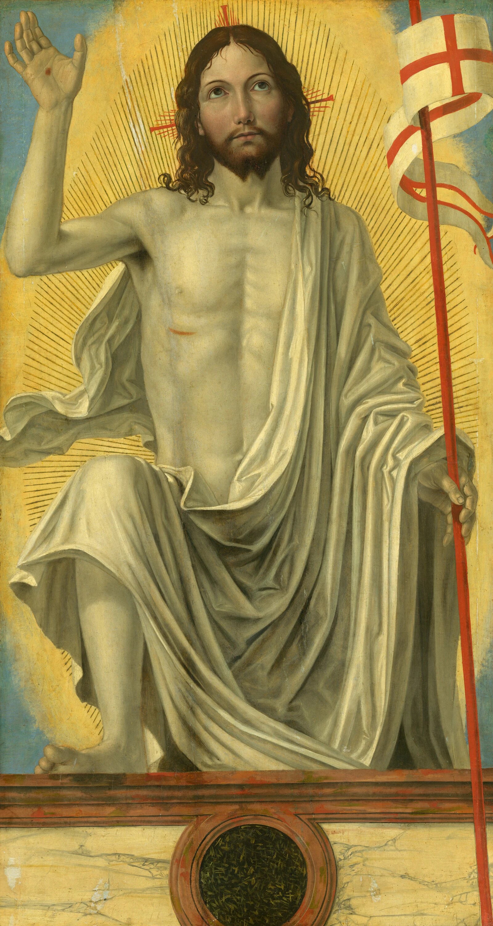 Le Christ ressuscité du tombeau - Bergognone