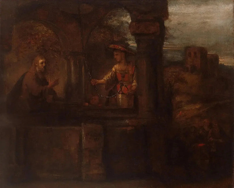 Kristus og Samaritanen - Rembrandt