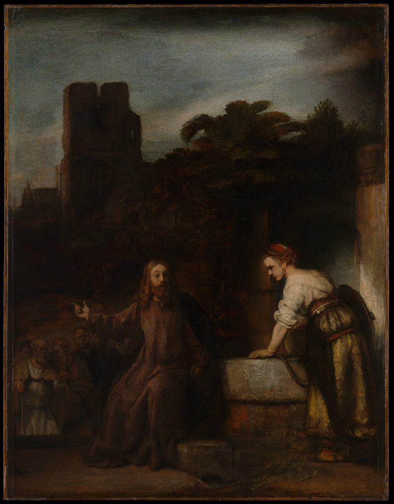 Kristus og Samaritanen - Rembrandt