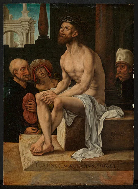 Christus rust efter piskningen - Jan Gossaert