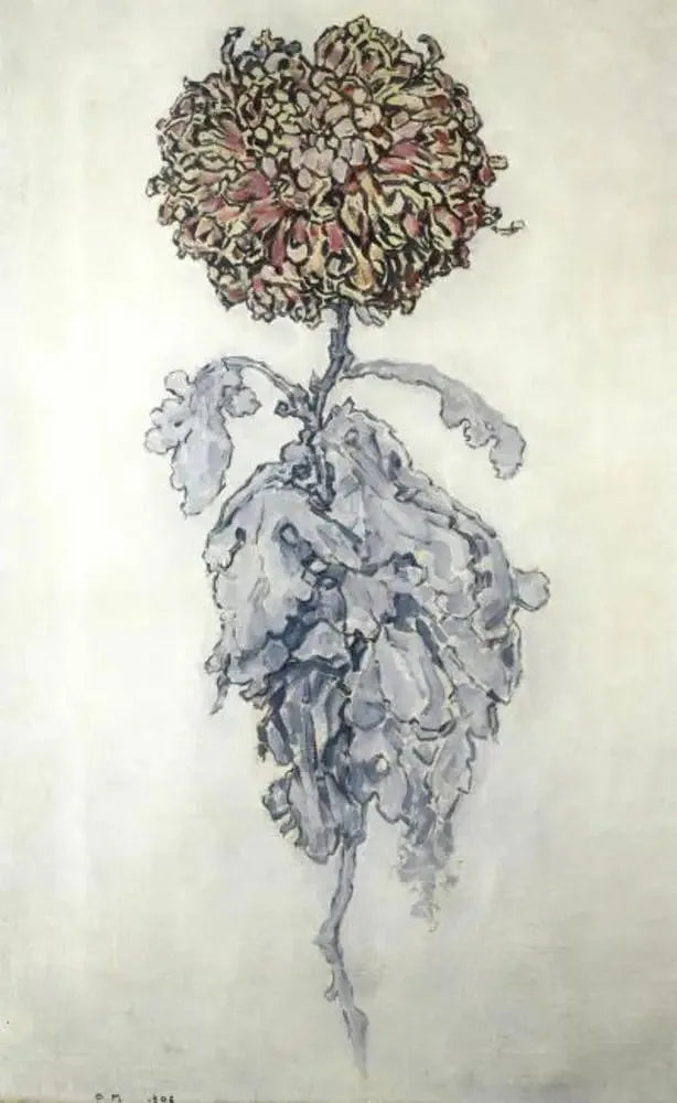 Krysantemum - Piet Mondrian