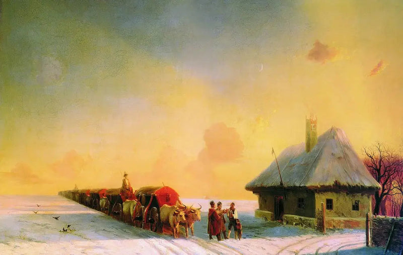 Chumaks i Det Lille Rusland - Ivan Aïvazovski
