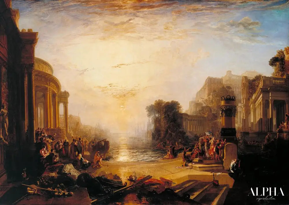 Chute de Carthage - William Turner - Reproductions de tableaux et peintures haut de gamme