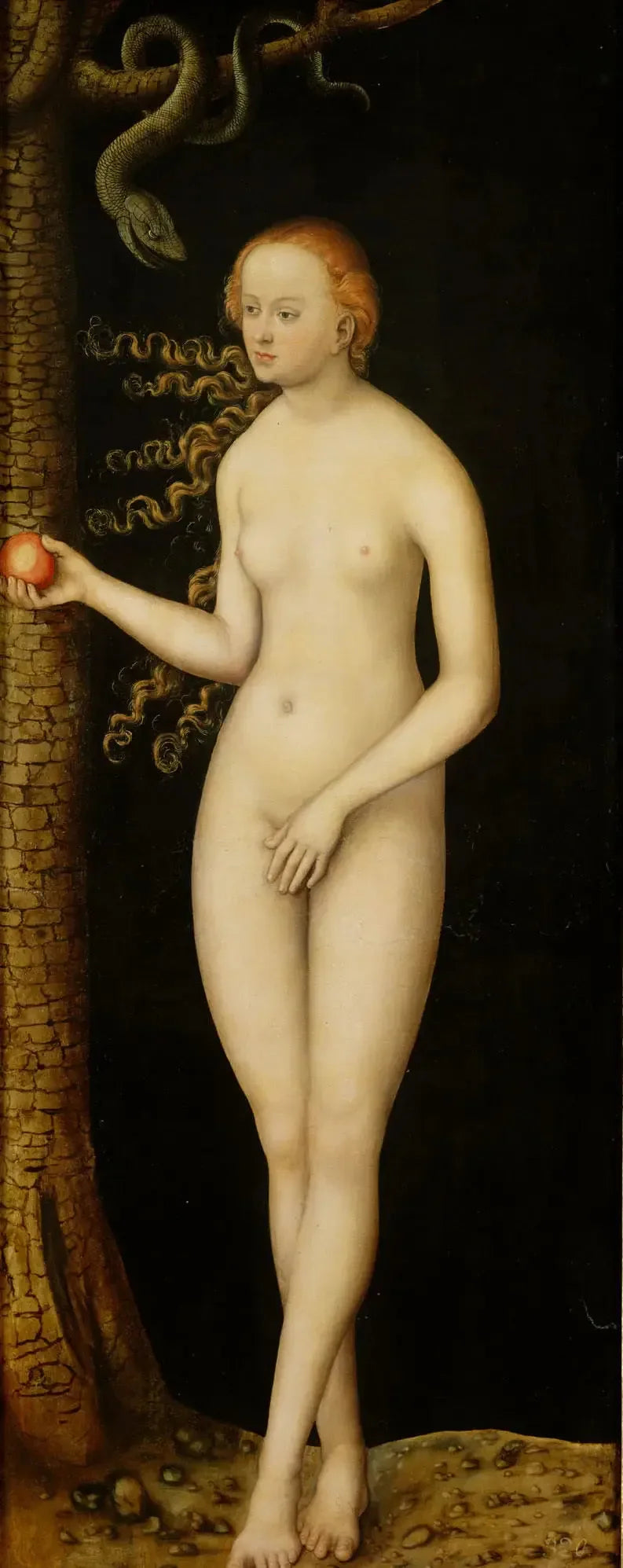 Menneskets fald: Eva - Lucas Cranach den Ældre