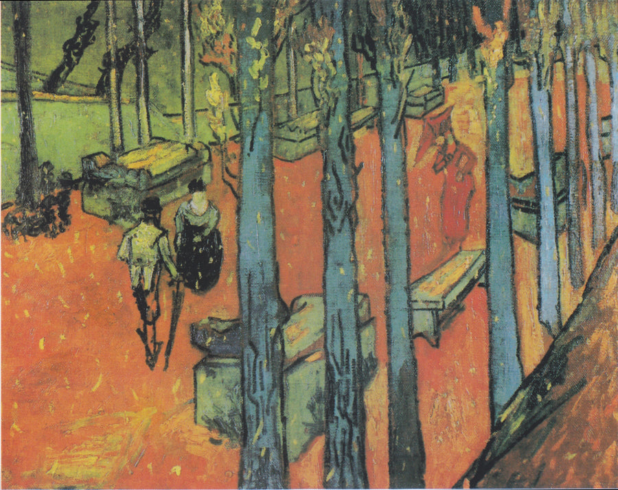 Les Alyscamps: Efterårsblade der falder - Vincent van Gogh