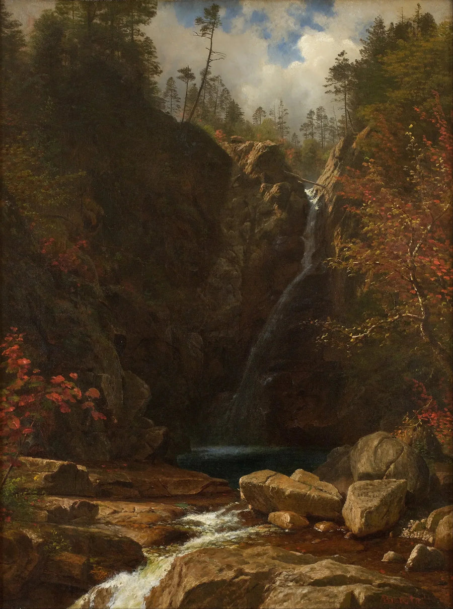 Fald af Glen Ellis - Albert Bierstadt