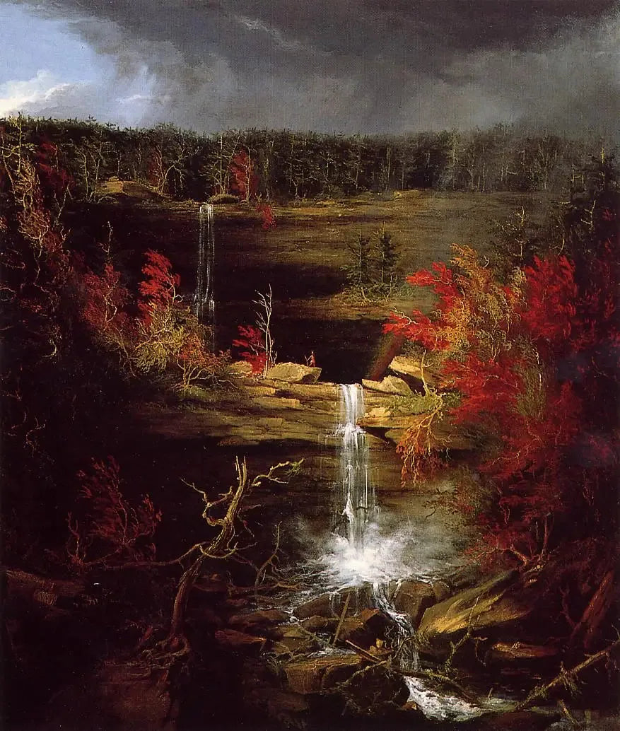 Kaaterskill-faldende - Thomas Cole