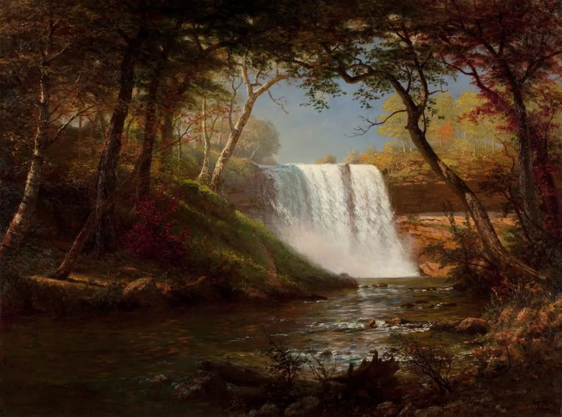 Minnehaha-faldet - Albert Bierstadt