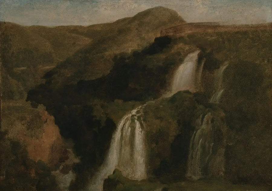 Tivoli-fald - Jean-Baptiste Camille Corot