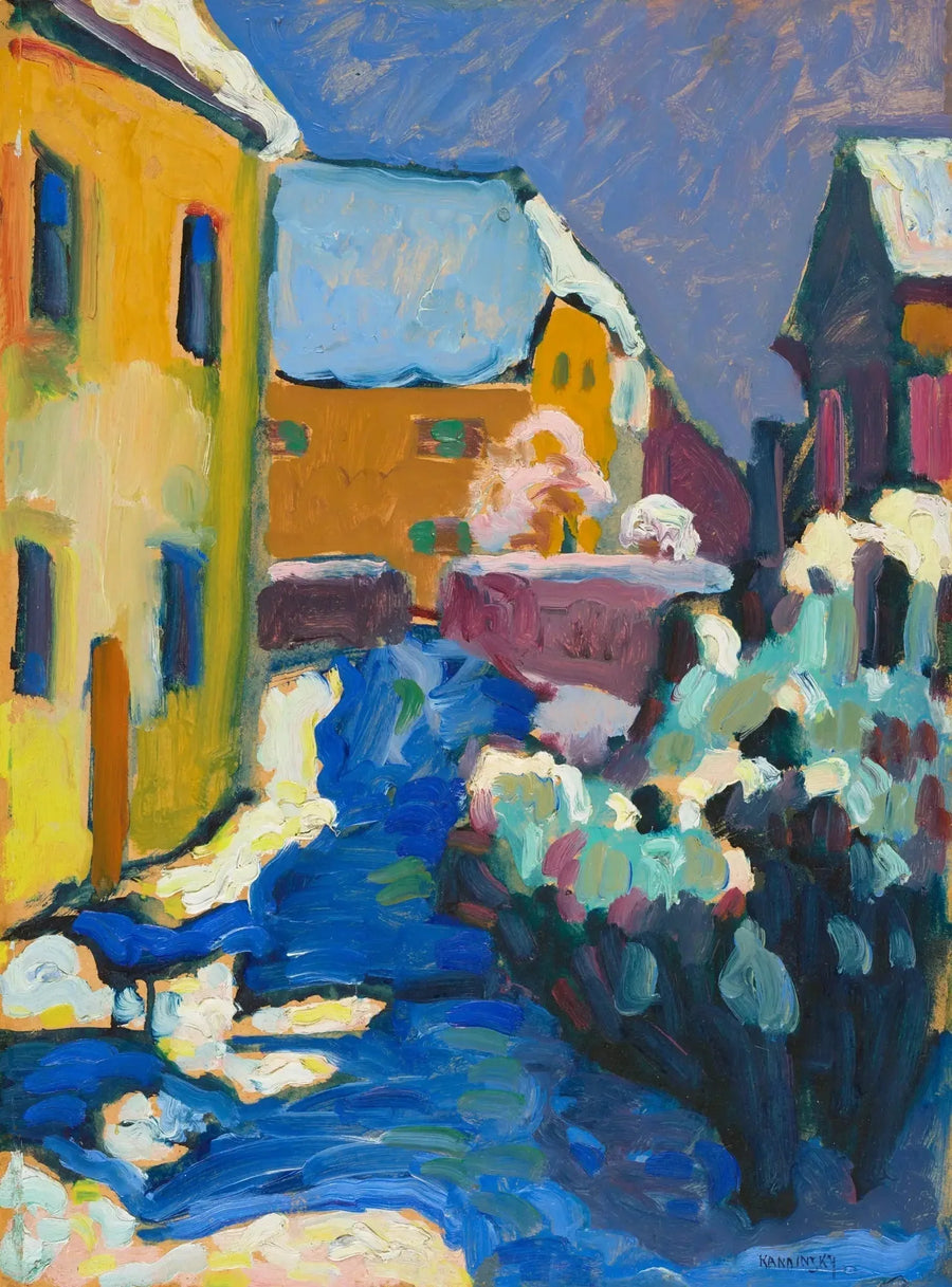 Kochel Kirkegård og Præstegård - Vassily Kandinsky