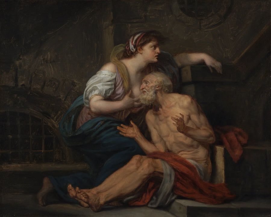 Cimon og Pero: « Den romerske velgørenhed » - Jean-Baptiste Greuze