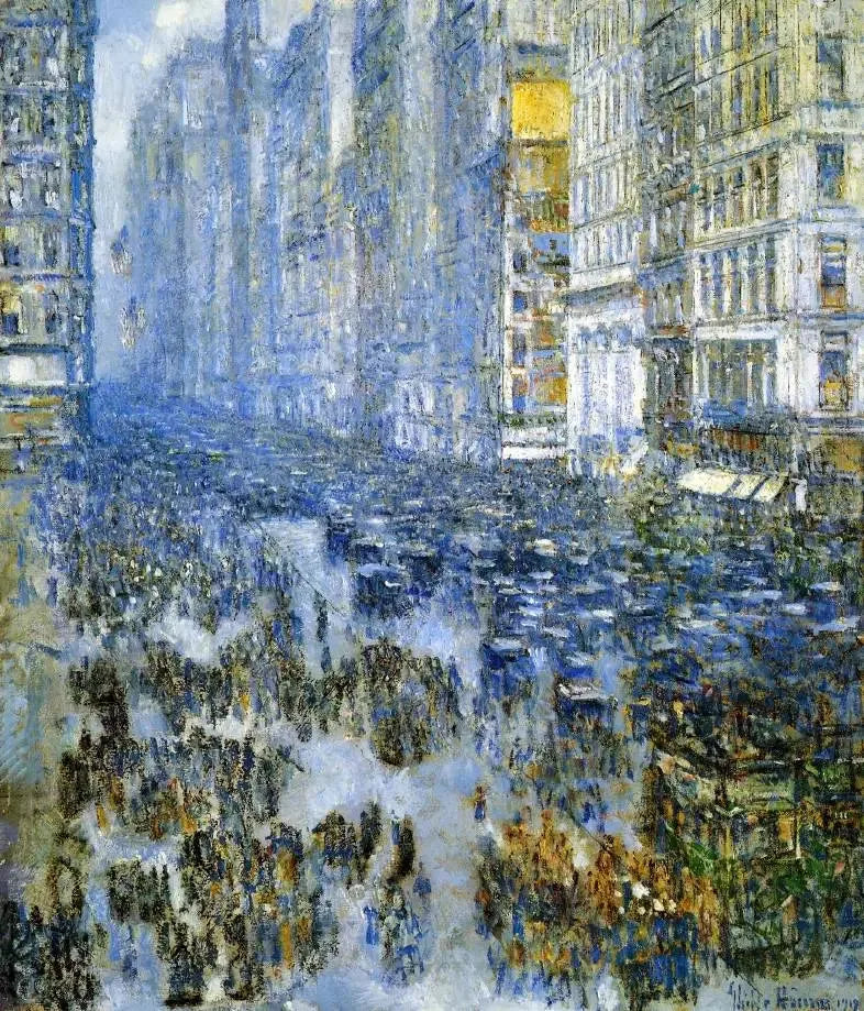 Femte Avenue - Childe Hassam